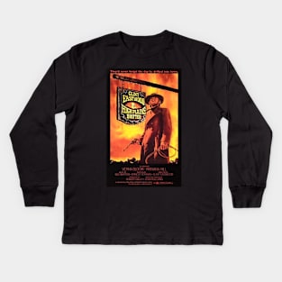 Classic Western Movie Poster - High Plains Drifter Kids Long Sleeve T-Shirt